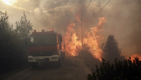 Już 74 ofiary śmiertelne pożarów w Grecji
