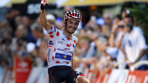 Tour de France 2018 - Alaphilippe wygrał etap, Thomas wciąż liderem