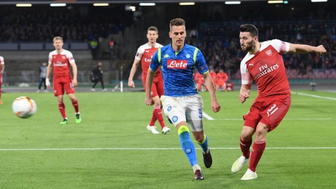 Piłkarska Liga Europy - Napoli odpadło, w półfinałach dwie londyńskie drużyny