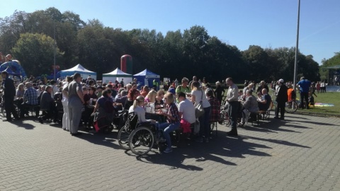 Niepełnosprawni na pikniku w Toruniu. Funkcjonują tak samo, jak zdrowi [wideo]