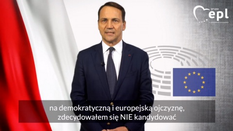 Radosław Sikorski nie wystartuje w prawyborach prezydenckich PO