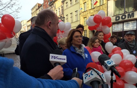 Kidawa-Błońska: 100 lat temu salwy armatnie oznajmiły, że Toruń jest wolny