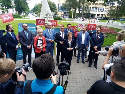 Wicepremier Emilewicz w Inowrocławiu: Ważne, by za tydzień wszyscy poszli na wybory