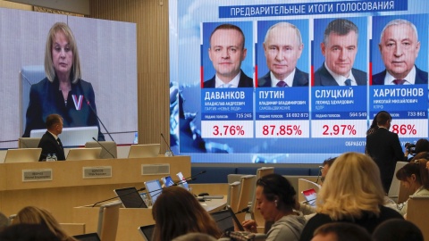 Według nieoficjalnych danych Władimir Putin wygrał wybory prezydenckie w Rosji